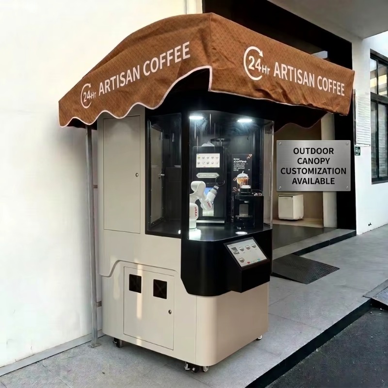 Coffee Equipment Service - Commercial Robotic Arm Coffee Vending Equipment