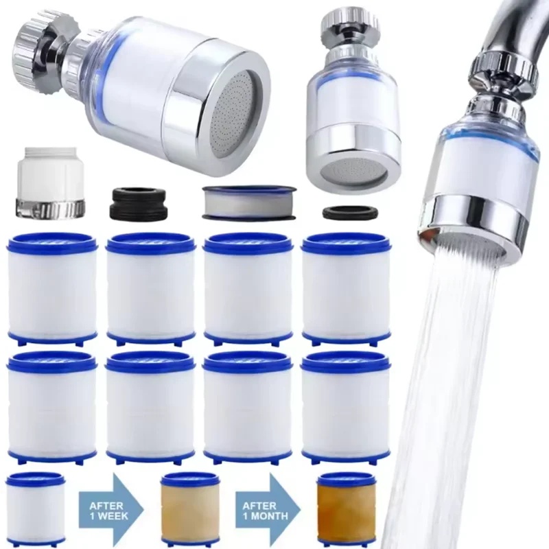 Water Filter Cartridge - Kitchen Bathroom Faucet Water Purifier Filter