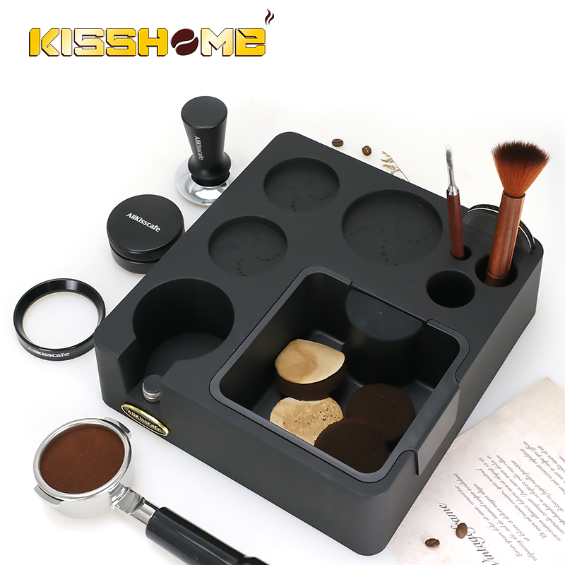 Portafilter 58Mm - Espresso Tamping Station With Knock Box