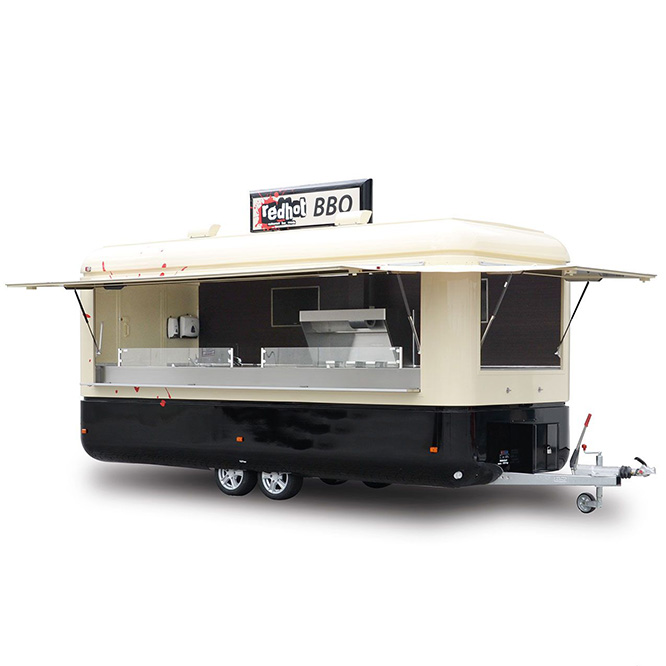 BBQ Concession Trailer Fully E - Equipment Of Coffee Shop review and price
