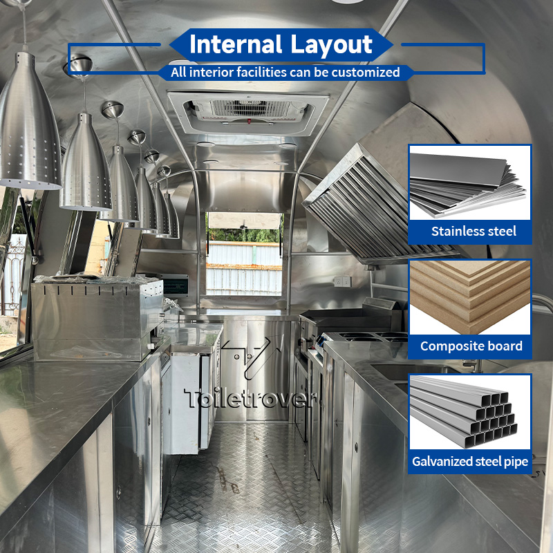 Stainless Steel Food Trailer F - Coffee Equipment China review and price