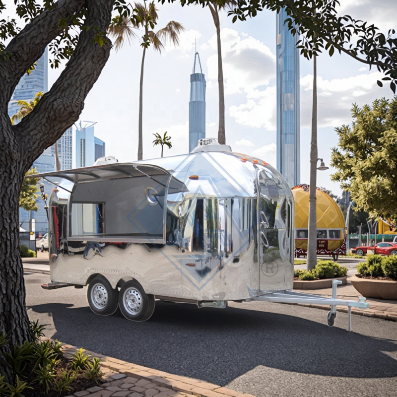 custom.Large Food Trailer Full - Equipment Of Coffee Shop review and price