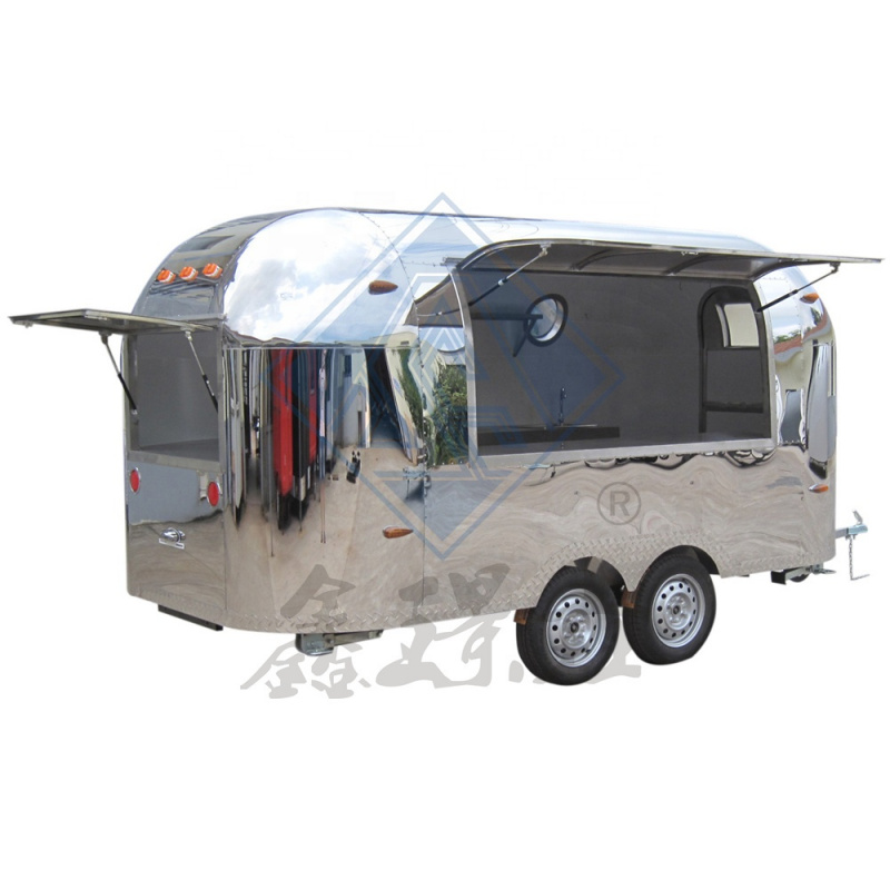 custom.Large Food Trailer Full - Equipment Of Coffee Shop review and price