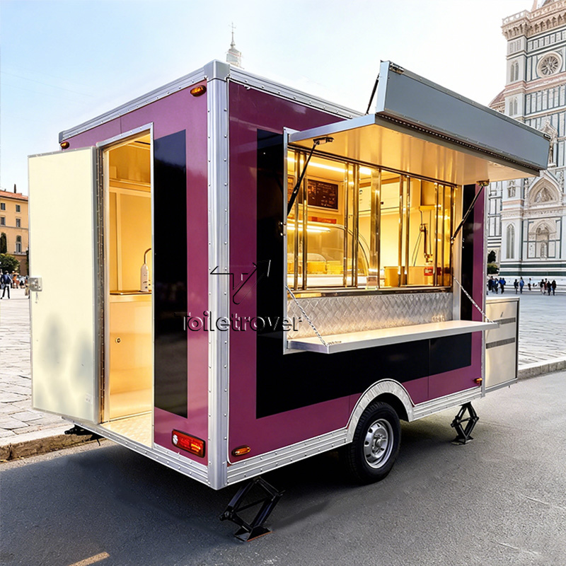 Outdoor Mobile Food Truck Trai - Coffee Equipment China review and price