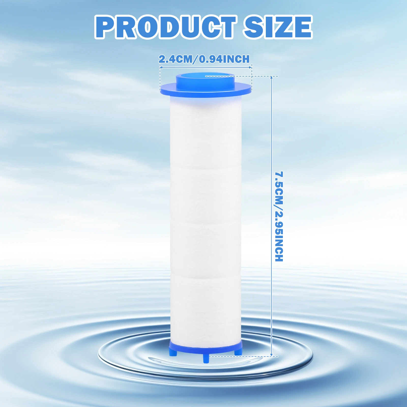 20Pcs Shower Head Filter PP Co - Water Filter Cartridge review and price